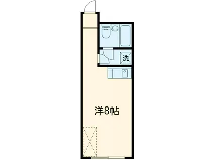 エーエスホームズ2(ワンルーム/2階)の間取り写真