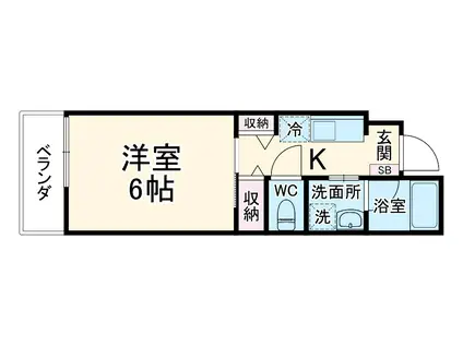 HORIMOTO15(1K/3階)の間取り写真