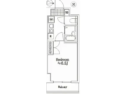 アイフェリーク中野(1K/4階)の間取り写真