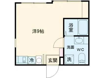 レピュア亀有レジデンス(ワンルーム/2階)の間取り写真