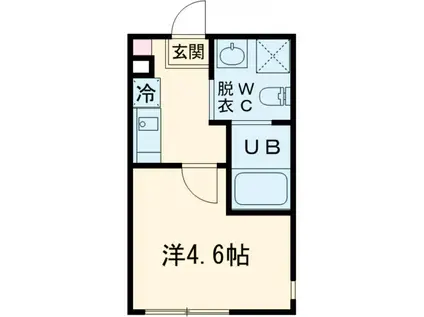 ハーモニーテラス北小岩ⅩⅩⅡ(1K/1階)の間取り写真