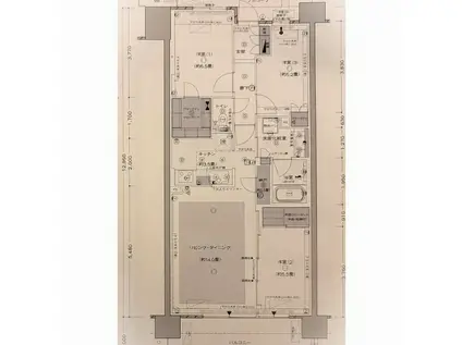 プラウド水戸三の丸(3LDK/8階)の間取り写真