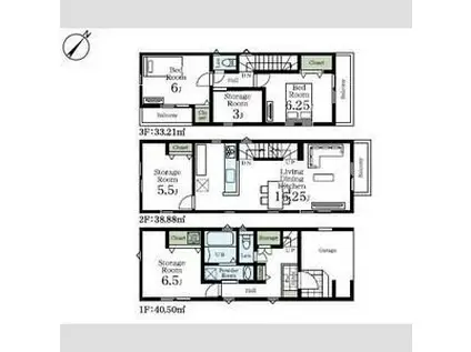 マイホームネクスト川崎戸手Ⅱ 9号棟(2SLDK/1階)の間取り写真