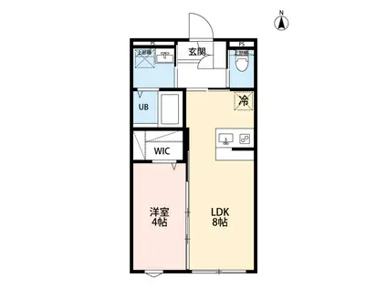 ROBOT HOME 三ノ輪(1LDK/3階)の間取り写真