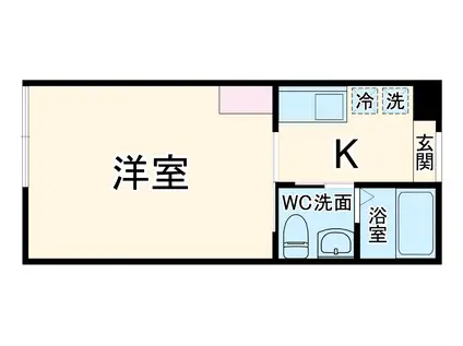 サンクトスコート五条室町(1K/3階)の間取り写真