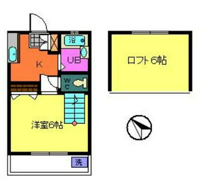第2ユーキハイツ 1階階 間取り