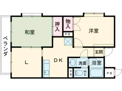 小山宮武マンション(3K/3階)の間取り写真