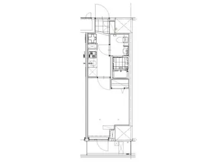 GENOVIA草加(1K/13階)の間取り写真