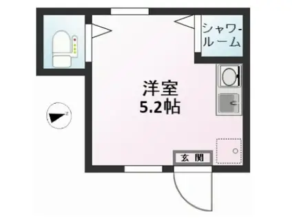 ハレマカナ堀切(ワンルーム/1階)の間取り写真