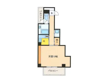 マンションARCADIA(1K/5階)の間取り写真