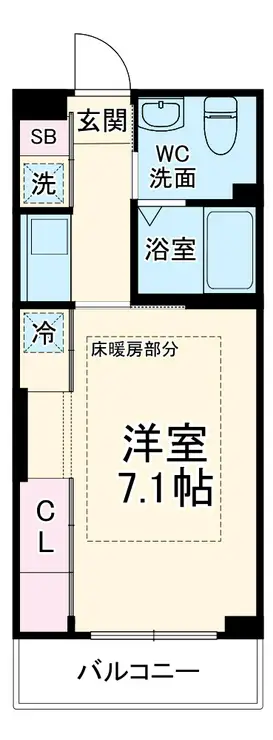 リブリ・ブリッジ津田沼 1階階 間取り