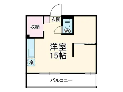 あかつき館浦和明花(ワンルーム/3階)の間取り写真