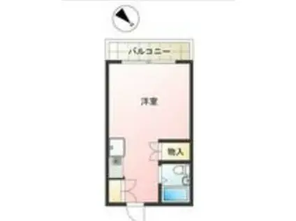 アーバンハイツ西八王子(ワンルーム/3階)の間取り写真