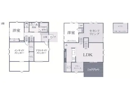 両毛線 新前橋駅 徒歩22分 2階建 築12年(4SLDK)の間取り写真