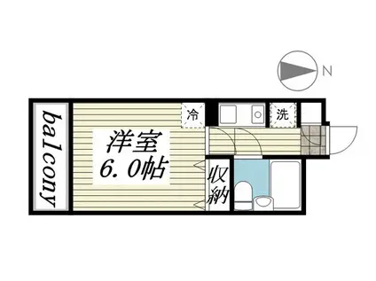 メゾン・ド・オンブラージュ(1K/3階)の間取り写真