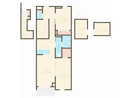 FAMILIE(2LDK/2階)の間取り写真