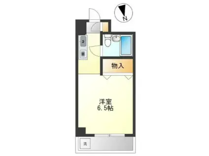 倉林マンション(ワンルーム/4階)の間取り写真