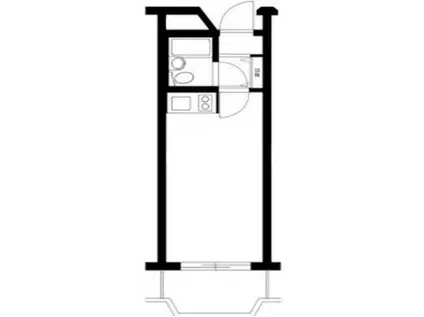 ラ・レジダンス・ド・ラフィネ(ワンルーム/3階)の間取り写真