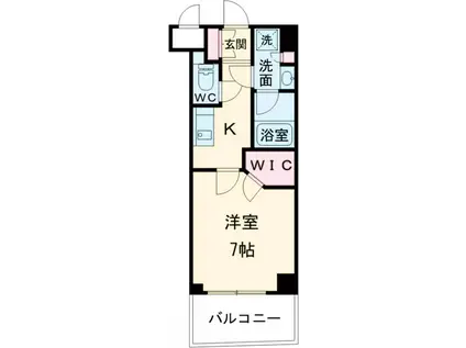 レジディア板橋(1K/5階)の間取り写真