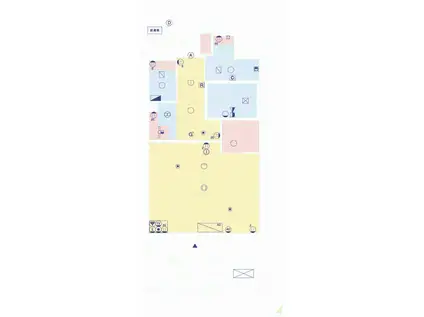 レオンヴァリエ大阪ベイシティⅡ(1K/6階)の間取り写真