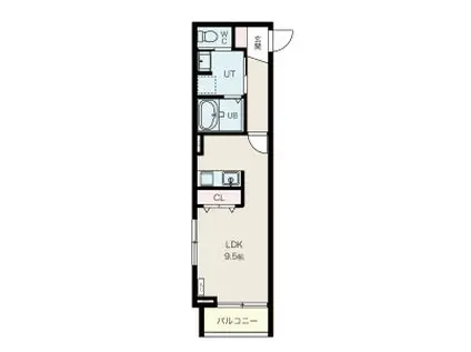 一宮市本町4丁目計画(ワンルーム/3階)の間取り写真