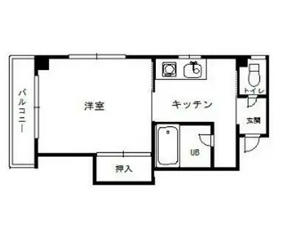 RAM WIRE(1K/2階)の間取り写真