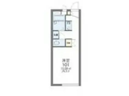 レオパレスK・M・JOY(1K/2階)の間取り写真