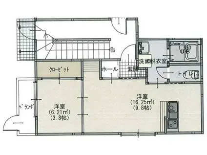 B.PLACE(1LDK/2階)の間取り写真