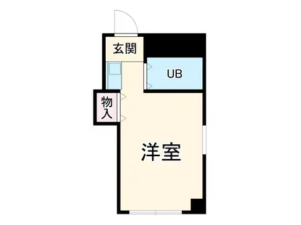 エフオットワン(ワンルーム/2階)の間取り写真