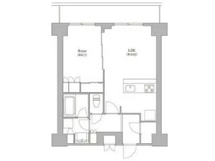 オアーゼ日暮里レジデンス(1LDK/7階)の間取り写真