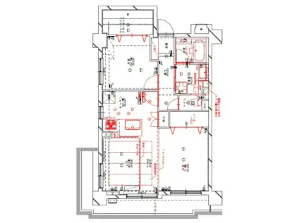 エスポワール西荻窪(2LDK/5階)の間取り写真