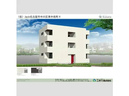 JACK HIGASHINAKAJIMAⅡ(1LDK/1階)の外観写真