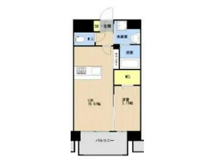 LIBTH美栄橋(1LDK/8階)の間取り写真