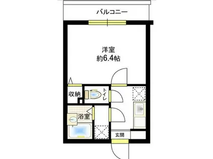 RAMHOME(1K/2階)の間取り写真