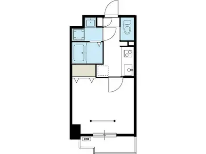 リブリ・フェリーチェ川崎(1K/4階)の間取り写真