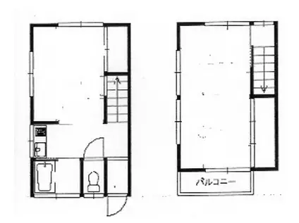東武鉄道東上線 ふじみ野駅 徒歩17分 1階建 築57年(2K)の間取り写真