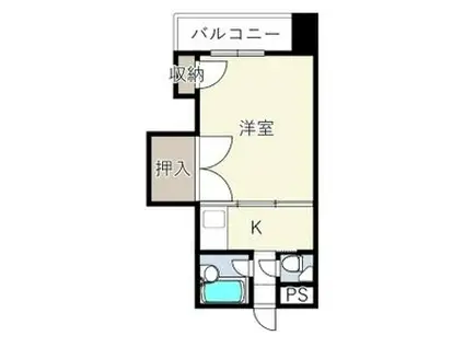 COLLECTION中崎Ⅰ(1K/10階)の間取り写真