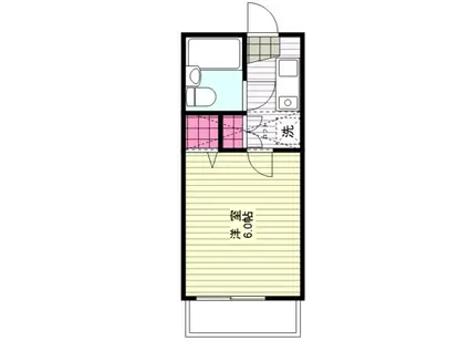 サンローゼ馬橋(1K/2階)の間取り写真