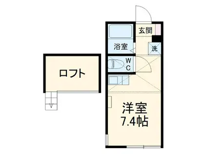 G・Aパーク日吉(ワンルーム/2階)の間取り写真