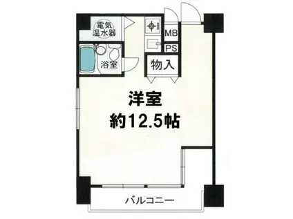 順慶町アーバンライフ(ワンルーム/9階)の間取り写真