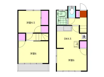 太田テラスＡ(3DK)の間取り写真