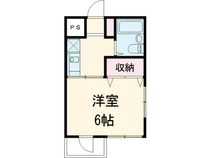 プラスパ(1K/3階)の間取り写真