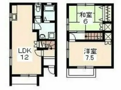 ティーランドハウス(2LDK)の間取り写真