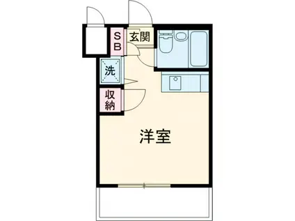 ウィンベルソロ西目白(ワンルーム/3階)の間取り写真