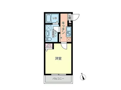 グリーンヒル本郷(1K/2階)の間取り写真