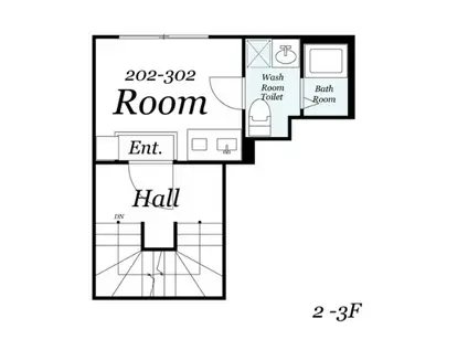 HERME YOYOGI OUEST(ワンルーム/3階)の間取り写真