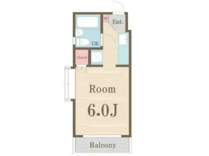 グレイス下北沢(1K/2階)の間取り写真