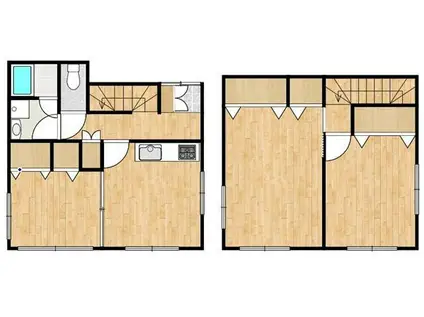 東急田園都市線 藤が丘駅(神奈川) 徒歩18分 2階建 築57年(3DK)の間取り写真