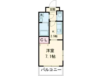 メゾン大塚(1K/3階)の間取り写真
