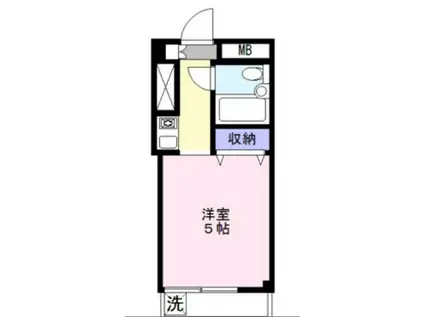 TOP東高円寺NO.1(ワンルーム/6階)の間取り写真